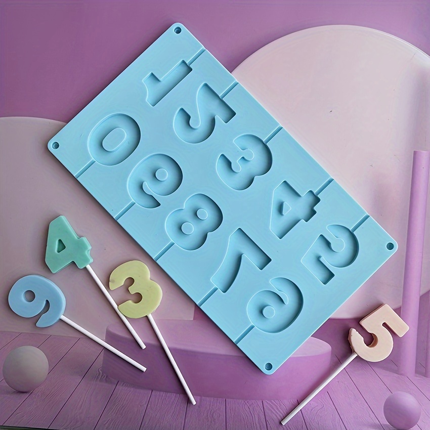 Wilton Letters and Numbers Silicone Candy Mold, 39-Cavity