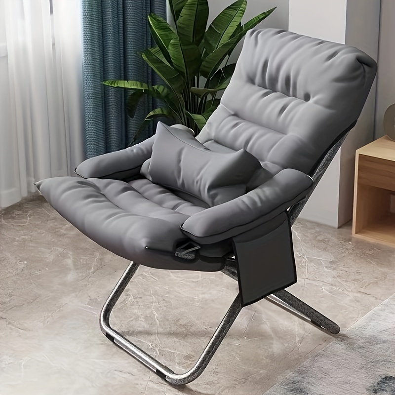 Silla reclinable mecedora, cómoda y elegante silla reclinable mecedora,  sillón reclinable con respaldo de ala, silla reclinable ajustable para sala  de