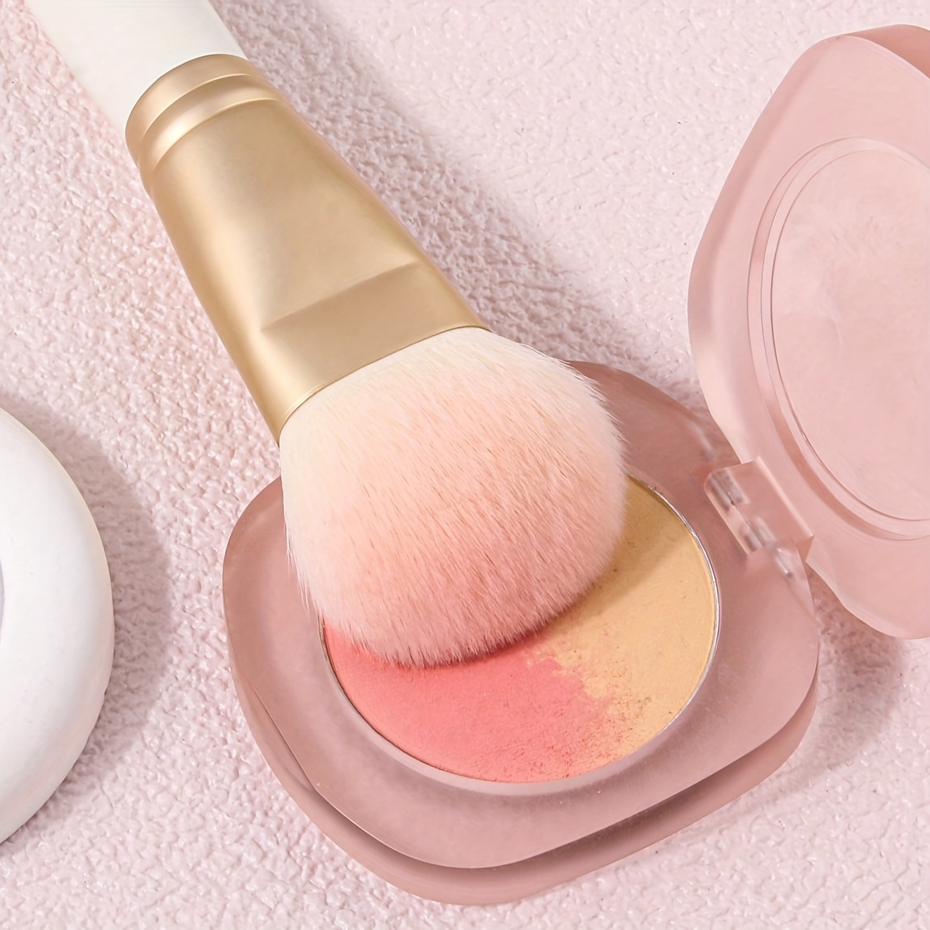 Pro Makeup Brush With Soft Bristles Powder Brush For Blush - Temu