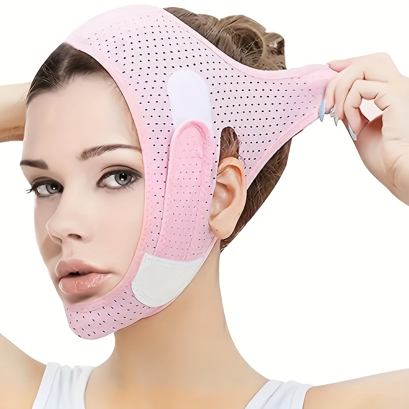 1pc Face Lift Sleeping Belt Cheek Chin Tightening Strap Shaper Reusable  Breathable Face Mask Bandage, Today's Best Daily Deals