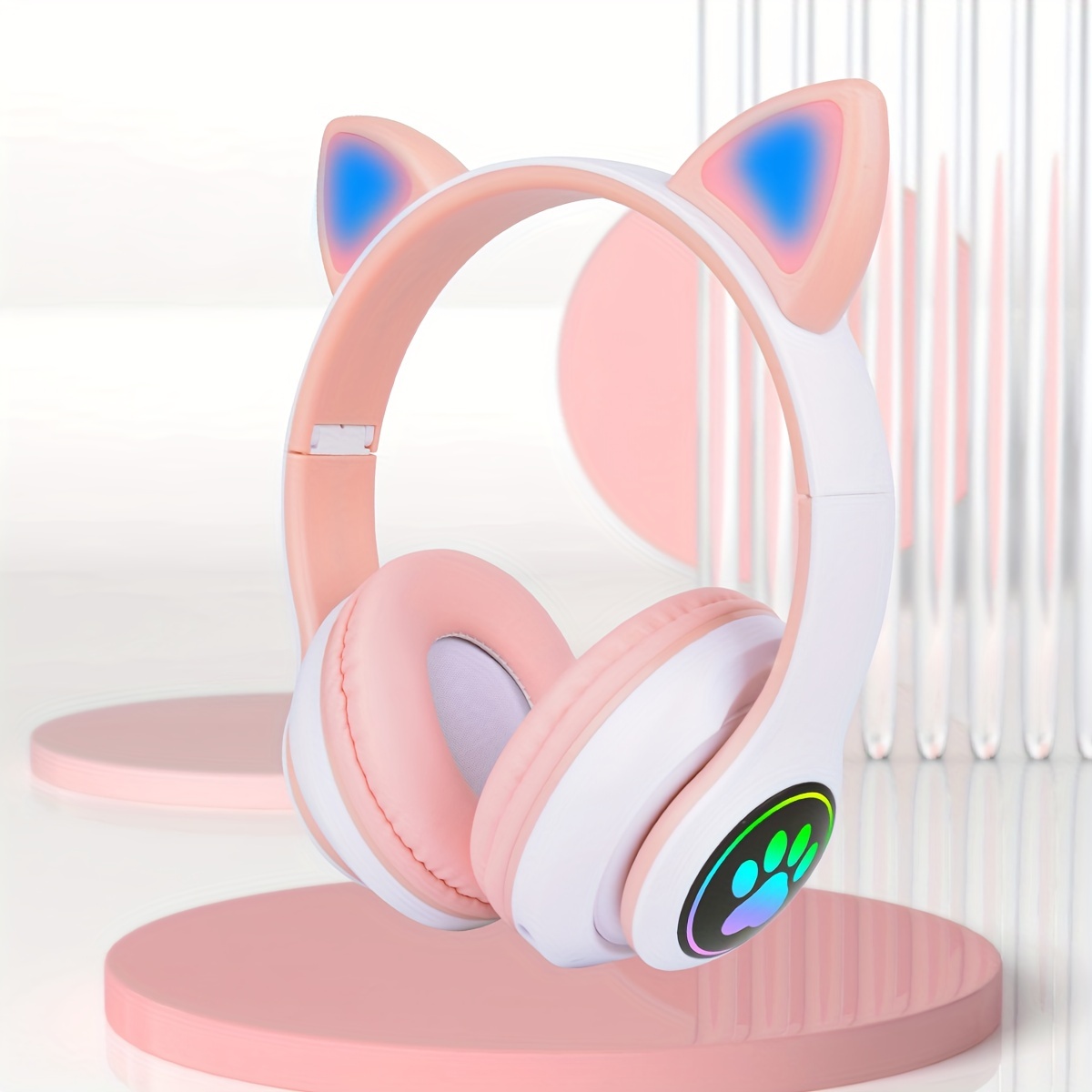 Cute Cat Wireless Bluetooth 5.0 Earbuds w/Box