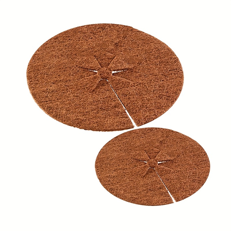 Coco Coir Mulch Ring Mat Coir Mulch Discs Coconut Fiber Tree - Temu