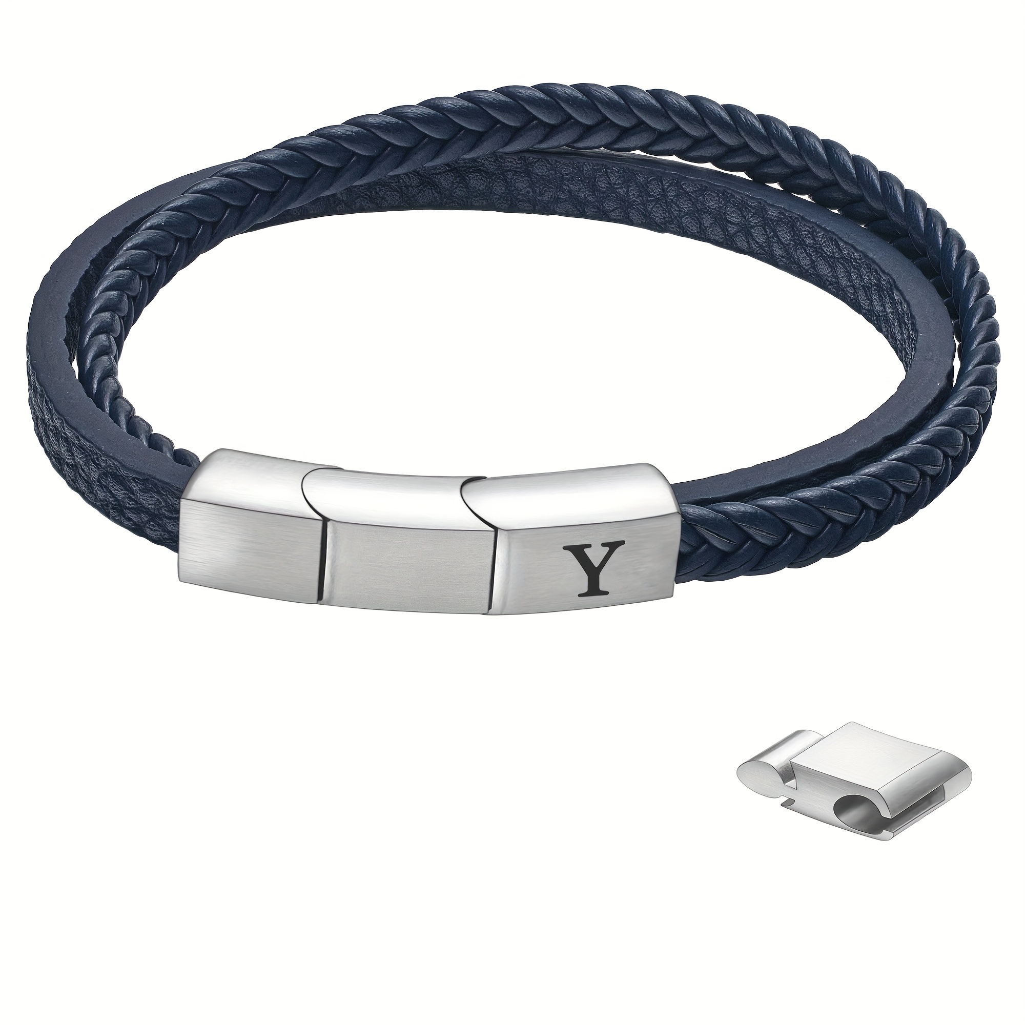 Louis Vuitton blue Braided Monogram Colours Bracelet