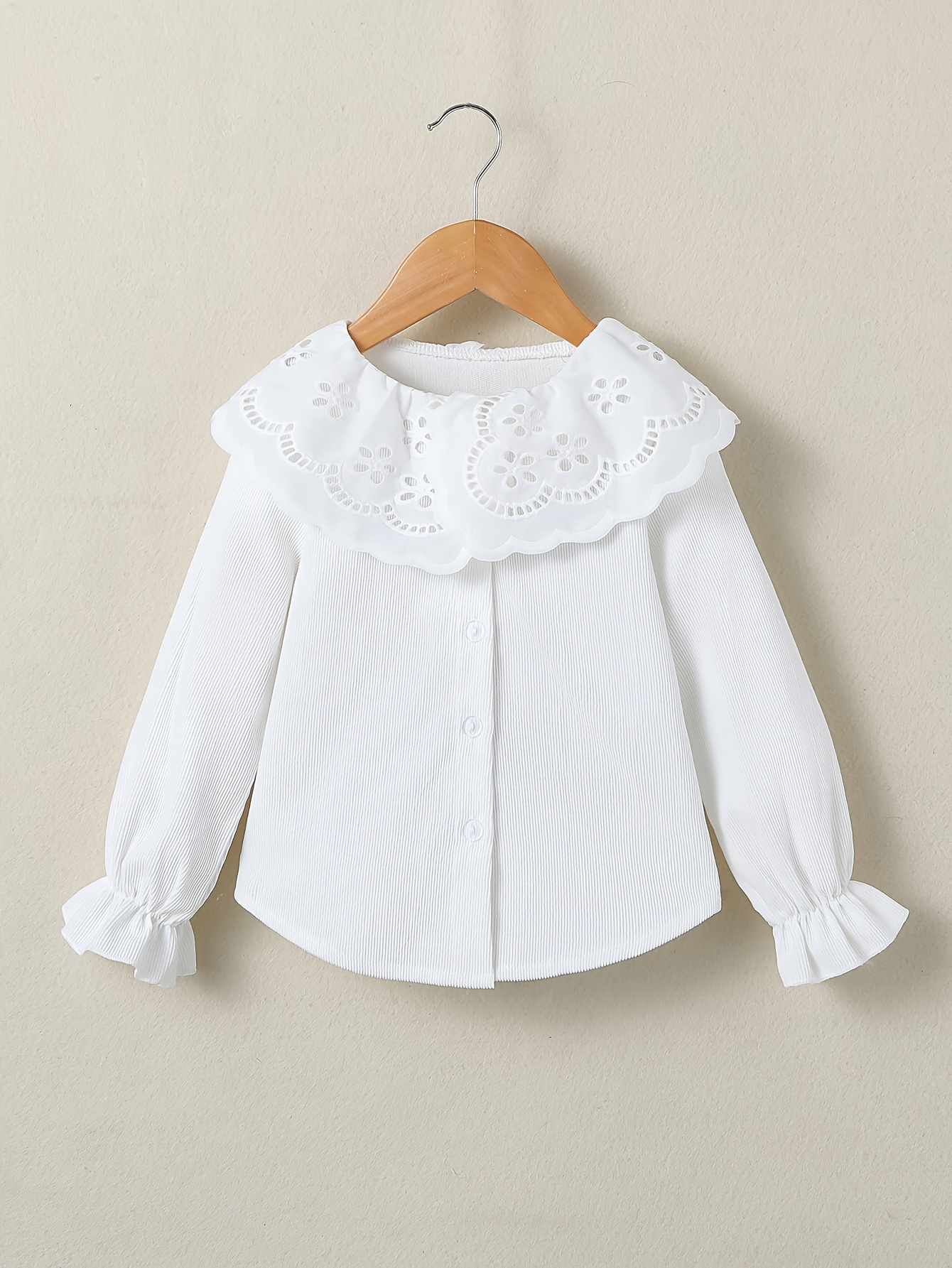 Botão Plissado Bainha de Ruffle Simples Boho Blusas de Maternidade