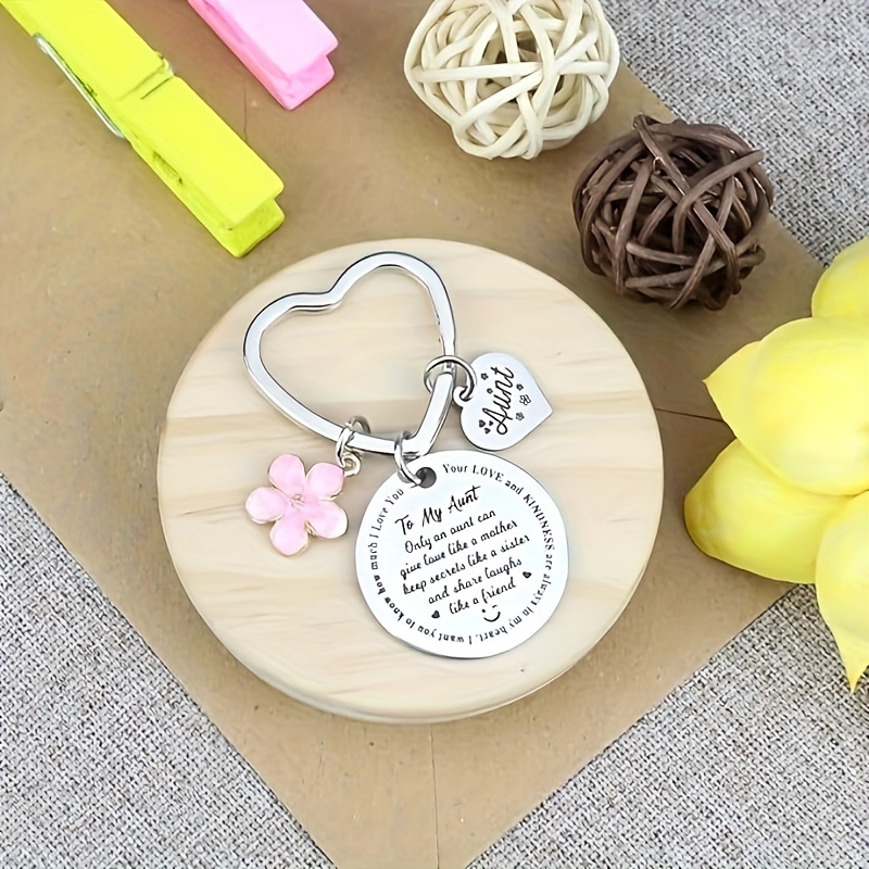 Auntie Gift Auntie To Be Keychain New Aunt Gift For Friends - Temu