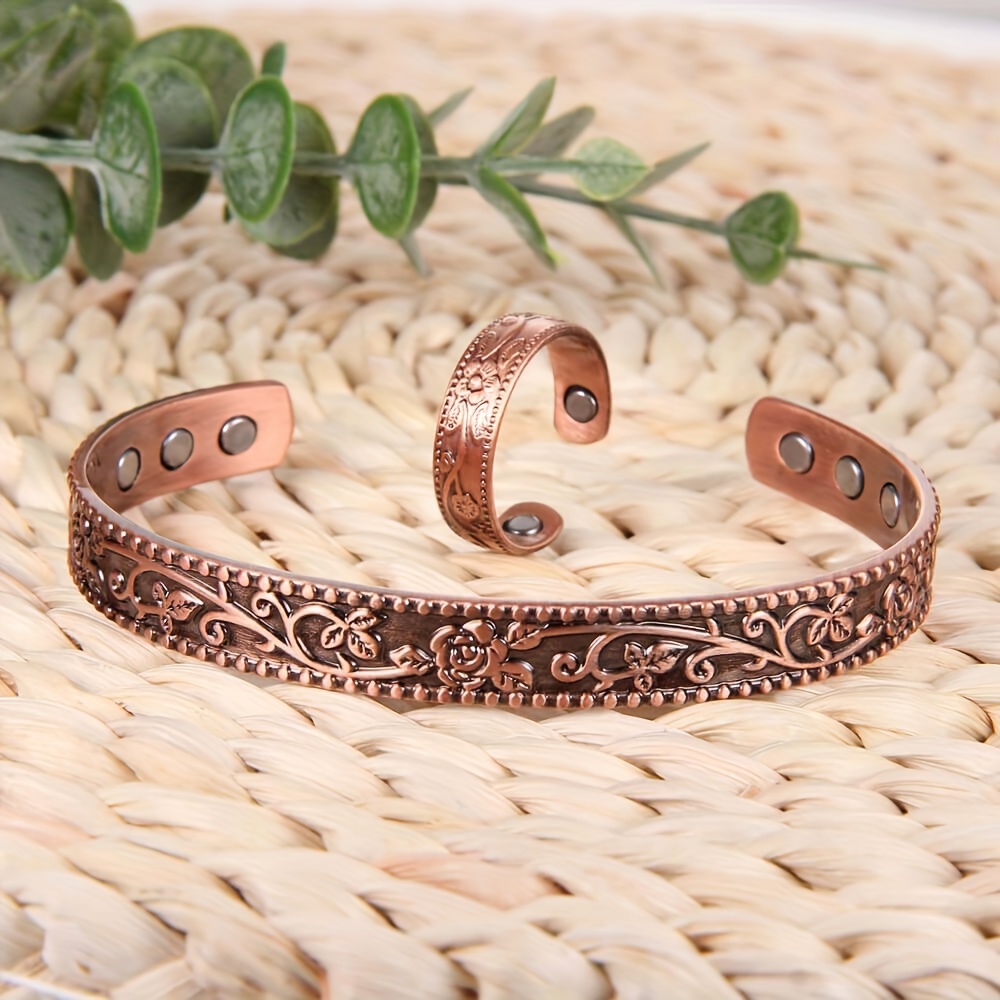 Ladies copper hot sale magnetic bracelets