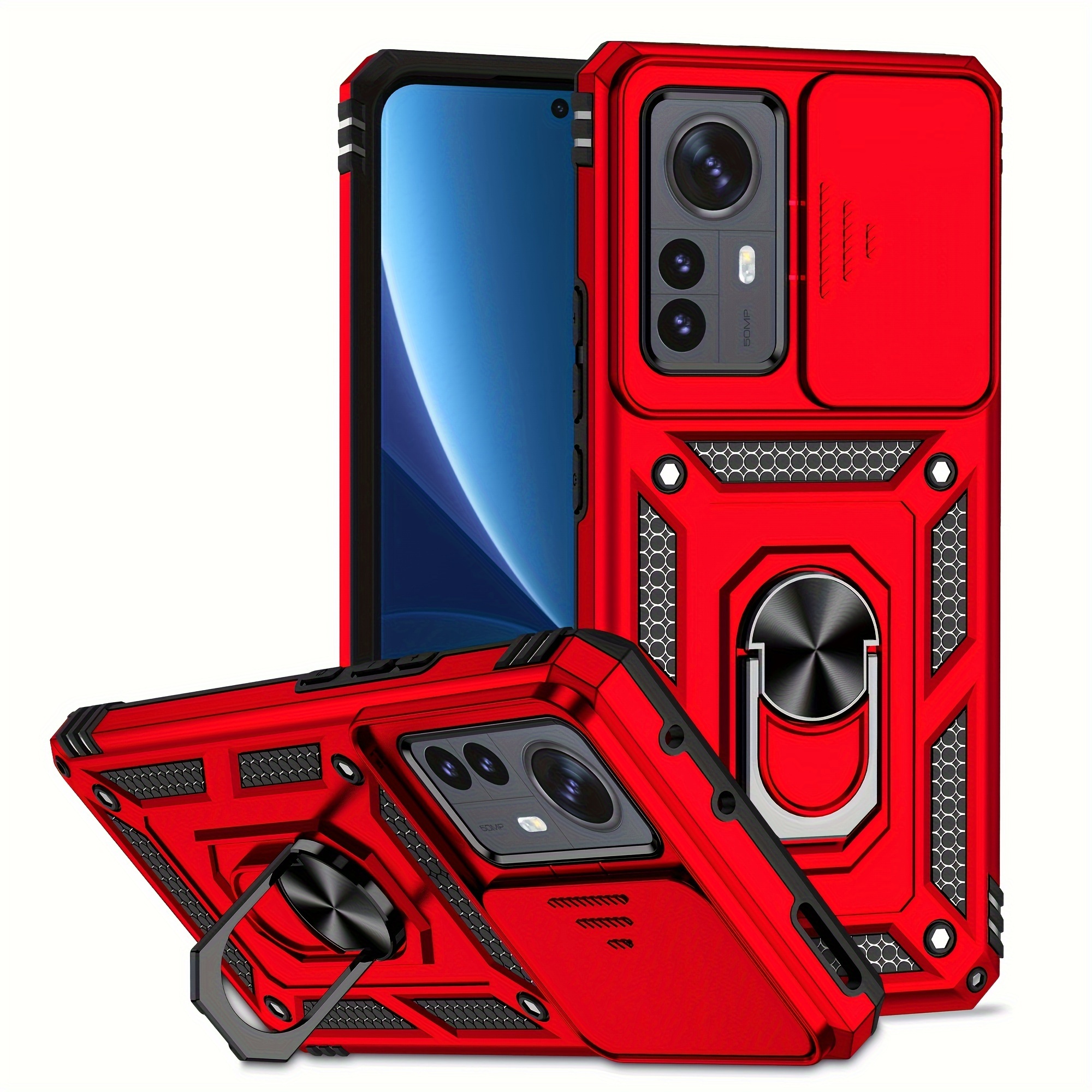 Case for Xiaomi Mi 13T/13T Pro,Military Grade Protection [Built-in  Kickstand] [Magnetic Car Holder] Dual-Layer Heavy Duty TPU+PC Shockproof  Phone Case