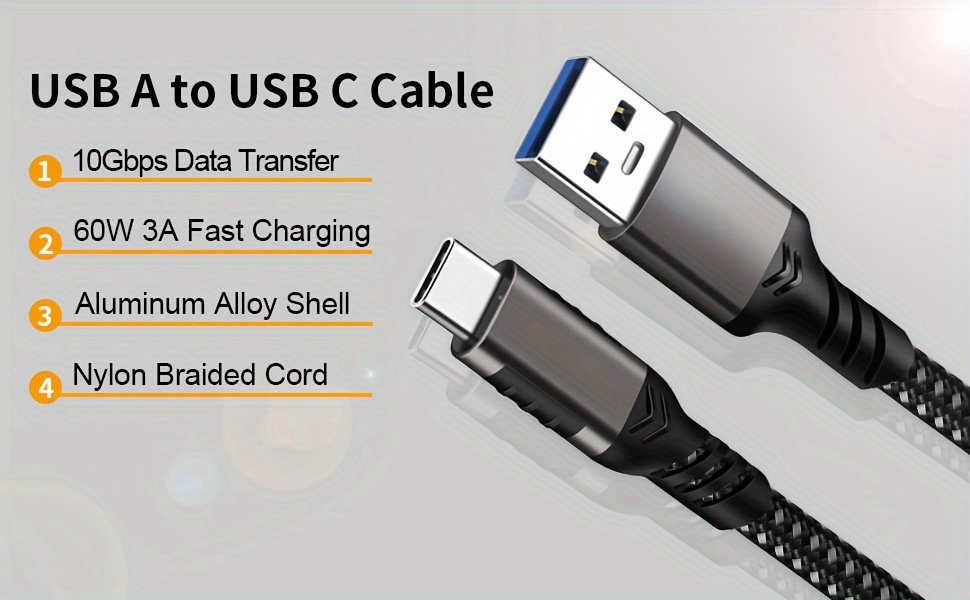 Cable De Disco Duro USB A A USB C Cable De Datos Tipo c USB - Temu