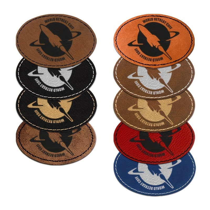  10-Pack Personalized Hats for Men, Custom Baseball Cap Leather  Patch for Men, Leather Patches for Hats, Vintage Trucker Hat, Engraved Gift  For Him : Handmade Products
