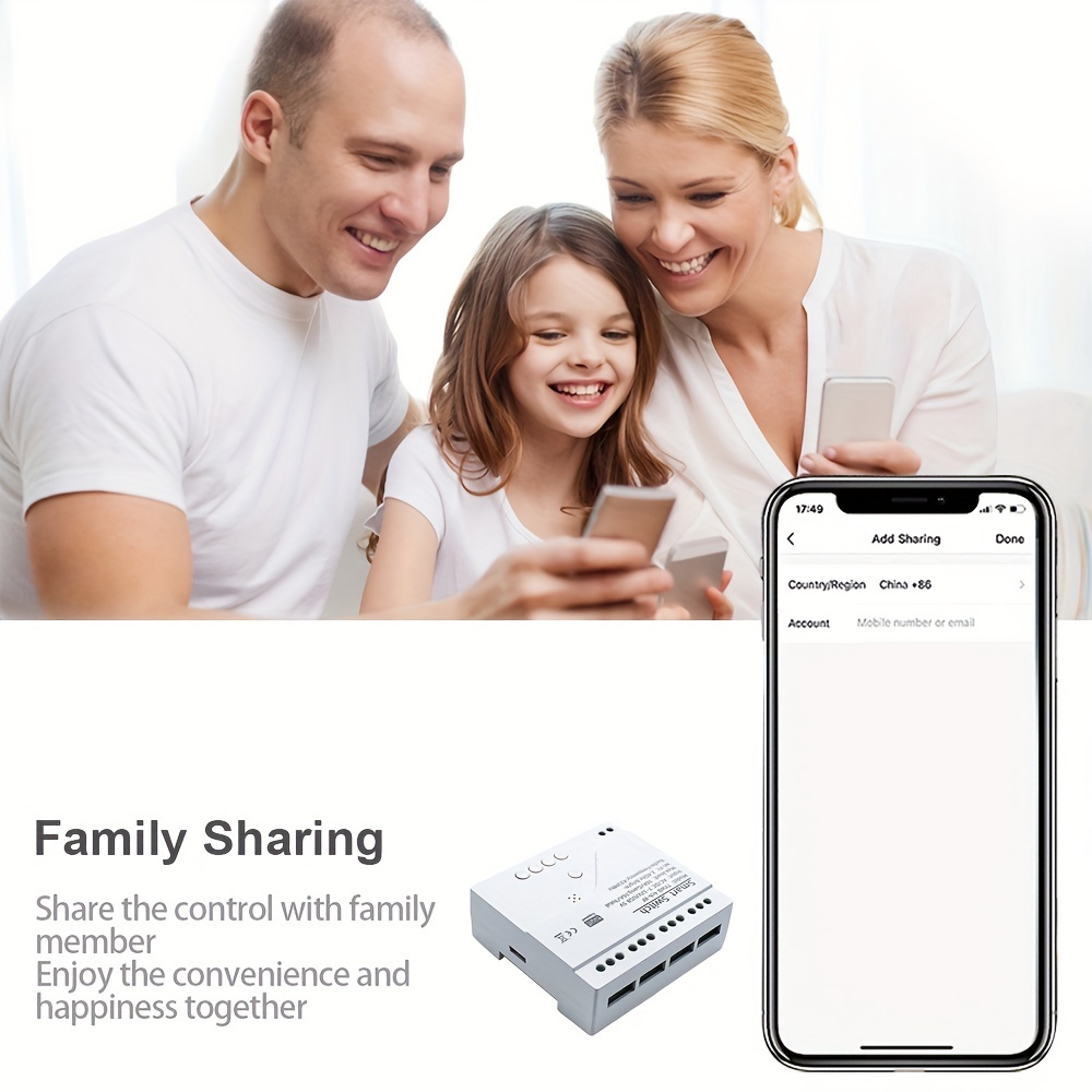 Interruttore WiFi Modulo relè wireless RF 433 MHz, telecomando APP DC  5V/12V, compatibile con  Alexa Google Home, controllo vocale per  sistema di controllo accessi, funziona con Smart Life APP : 