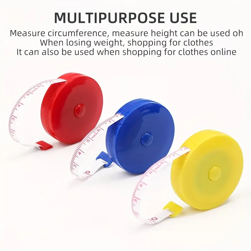 Mini Soft Measuring Tape Retractable Sewing Fabric Clothes Ruler