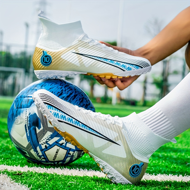 Chaussures de Football pour hommes, crampons football homme en gazon  artificiel, respirantes, chaussures de football homme