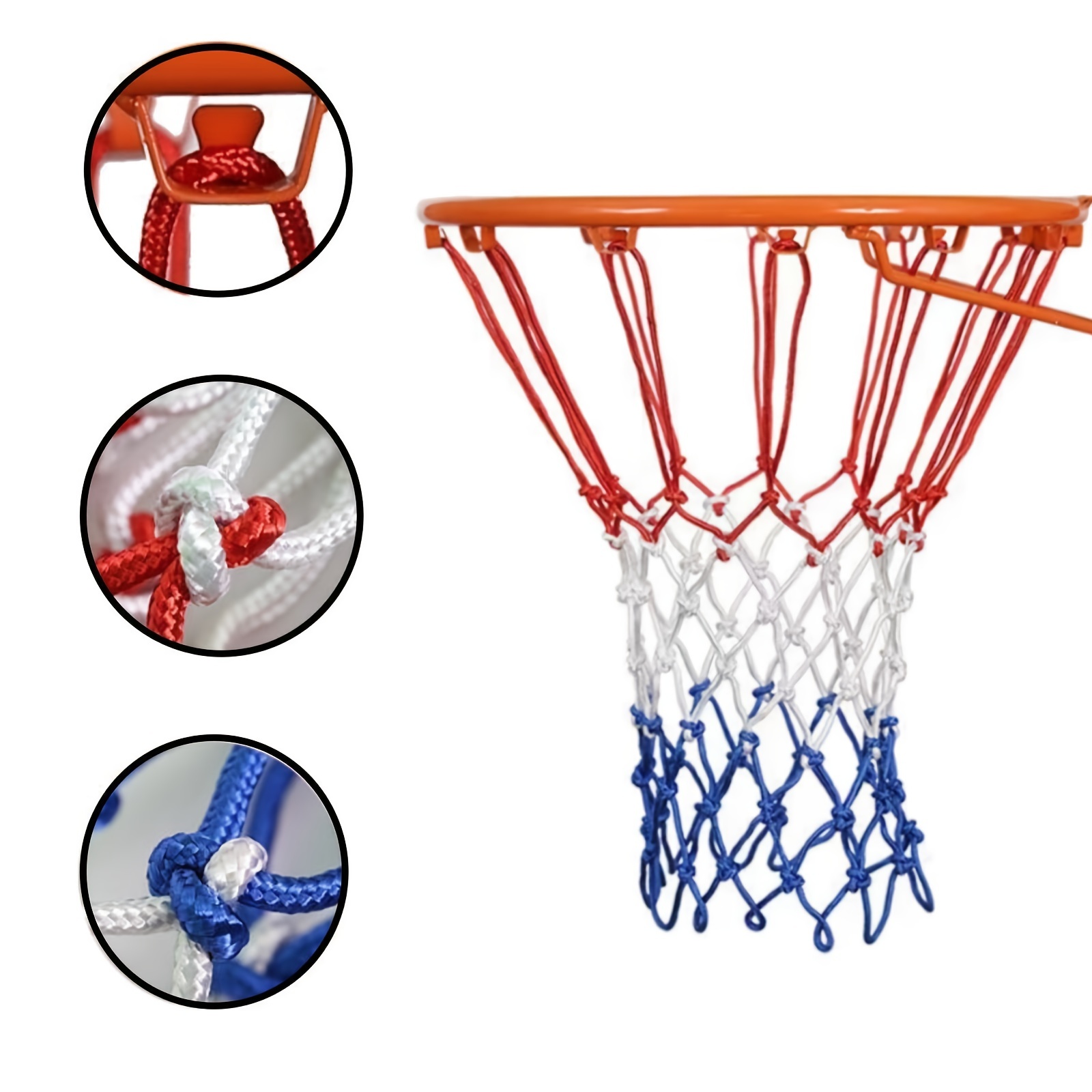 Heavy Duty Basketball Net Replacement - All Weather Anti Whip, Fits  Standard Indoor or Outdoor Rims - 12 Loops