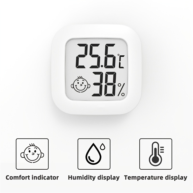 Mini Indoor Thermometer LCD Digital Temperature Room Hygrometer Gauge  Sensor Humidity Meter Indoor Thermometer Temperature