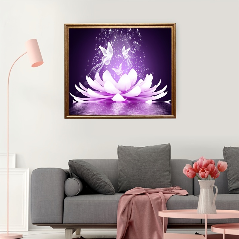 Best Deal for DIY 5D Diamond Painting Kits for Adults/Kids, Purple Lily