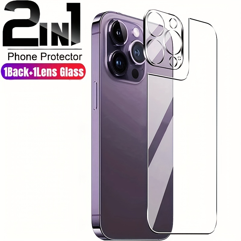 3 Protector de Pantalla 2 Camara Lente Cristal Vidrio Templado iPhone 12 Pro  MAX