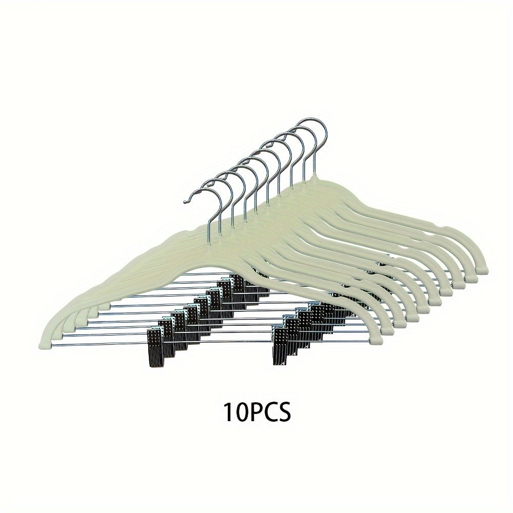 Non slip Velvet Hangers Dry And Wet Dual use Traceless - Temu