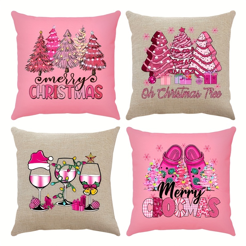 Christmas Tree Throw Pillow Soft And Comfortable Christmas Decorative  Pillows