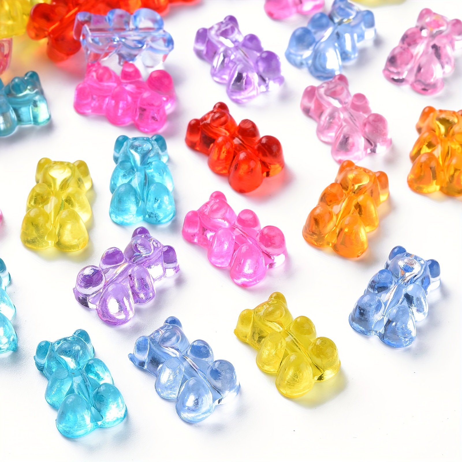 

50pcs Transparent Acrylic Beads