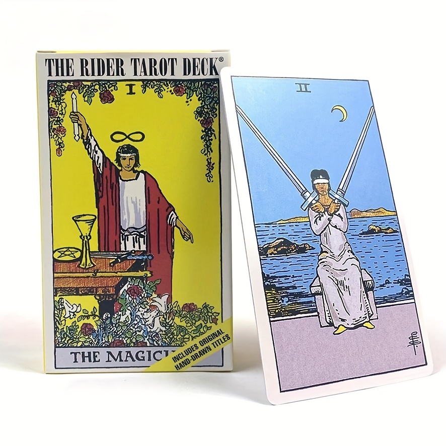 Cartas de tarot con guía para principiantes, baraja de tarot impermeable  con caja de almacenamiento, cartas de tarot con significado, herramientas  de