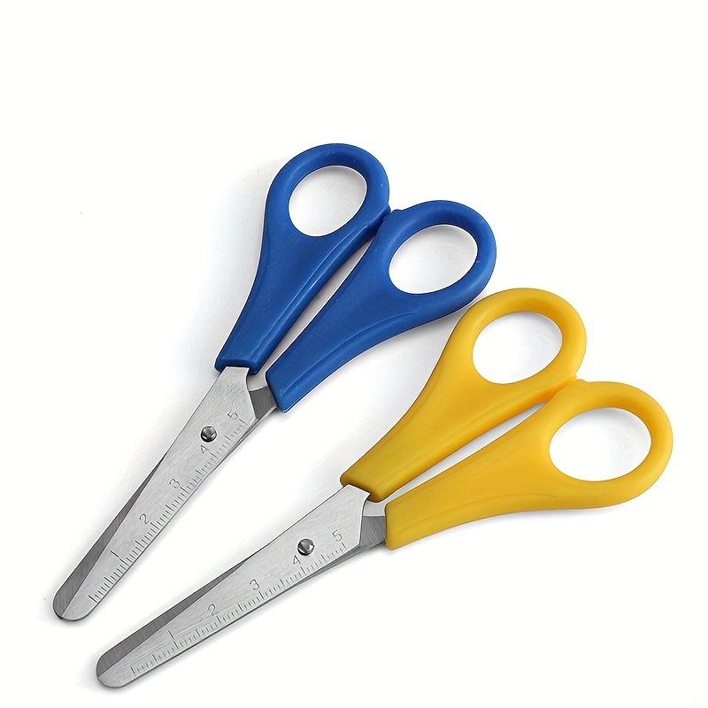 Wholesale 5 Inch Student Scissors DIY Hand Children Scissors Ruler