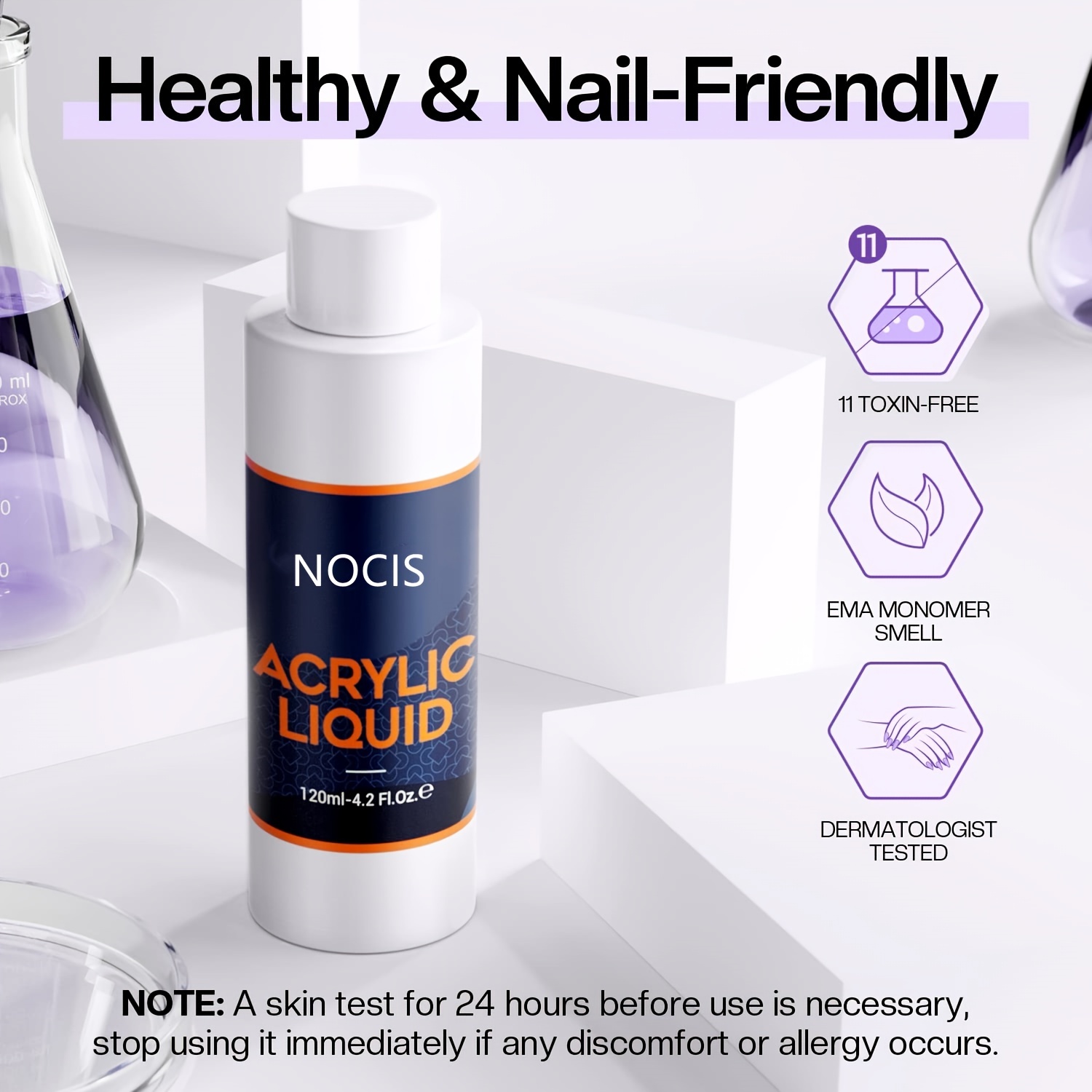 4 Oz Monomer Acrylic Nail Liquid Professional Monomer 120ml