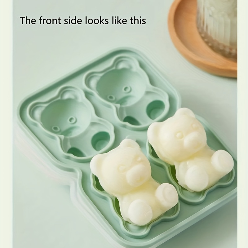 Source Moules à glace en forme d'animal 3D, 1 pièce, blancs mignons, de  qualité alimentaire, boule de Silicone, Cube de crème glacée, ours en  peluche on m.alibaba.com