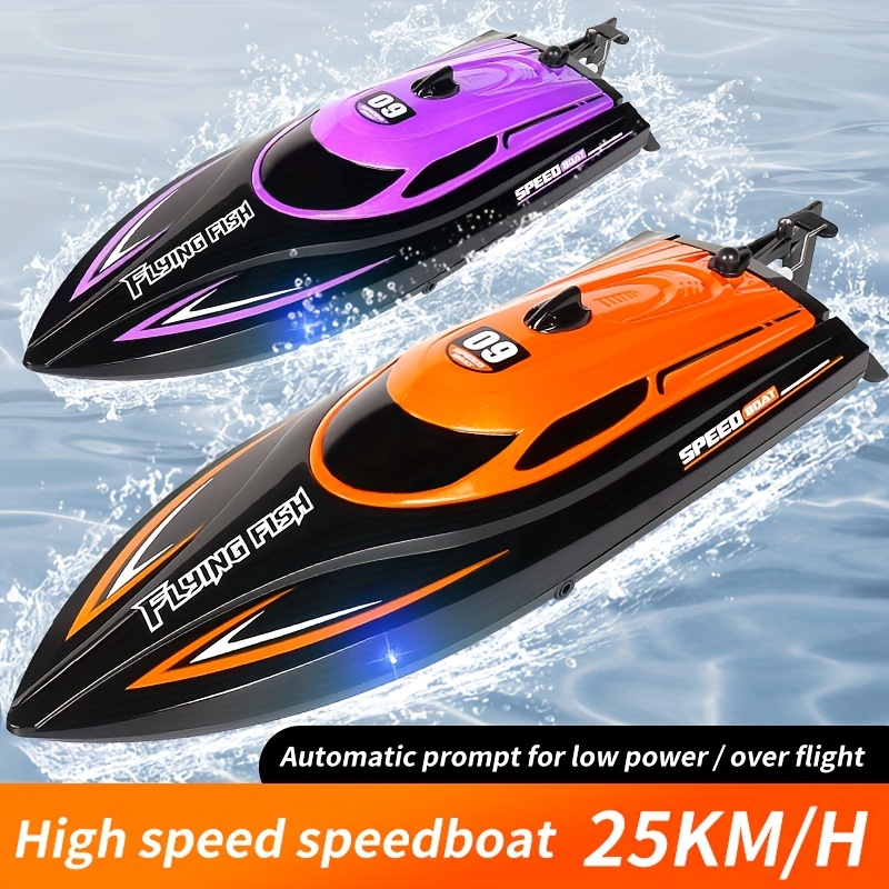 Grand bateau de course RC sans balais 40 km/h bateau télécommandé  électronique à grande vitesse 
