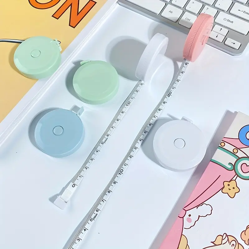 Cute Mini Automatic Retractable Tape Measure With Double - Temu