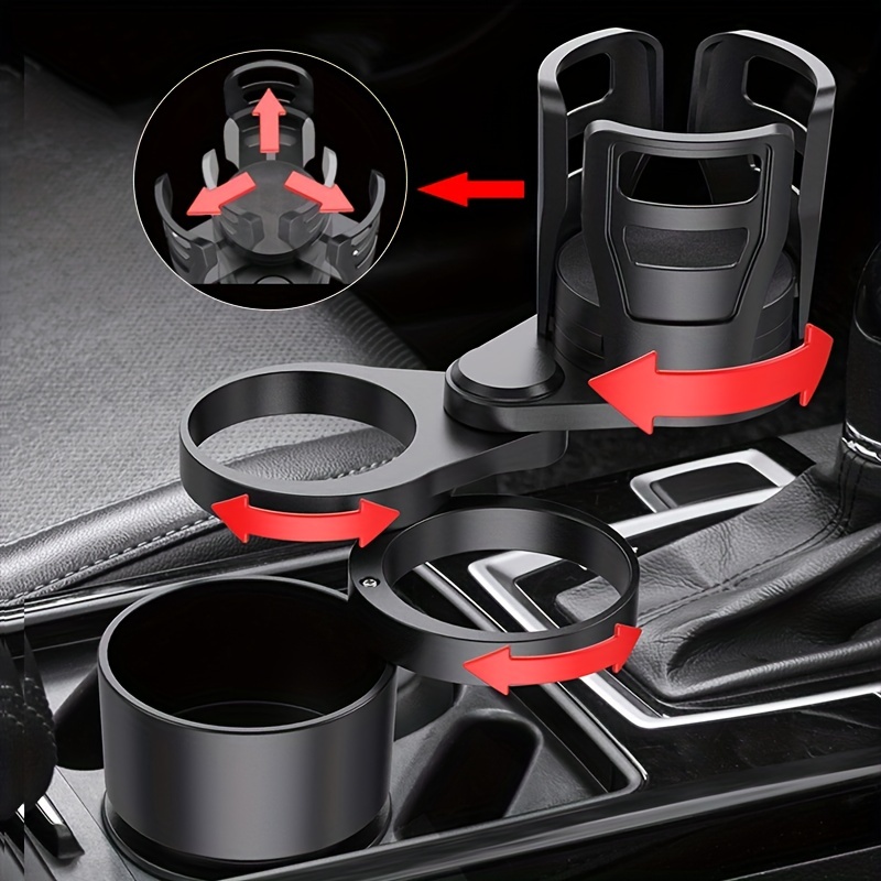 Multifunctional 1 Car Cup Holder 360° Rotating Adjustable - Temu