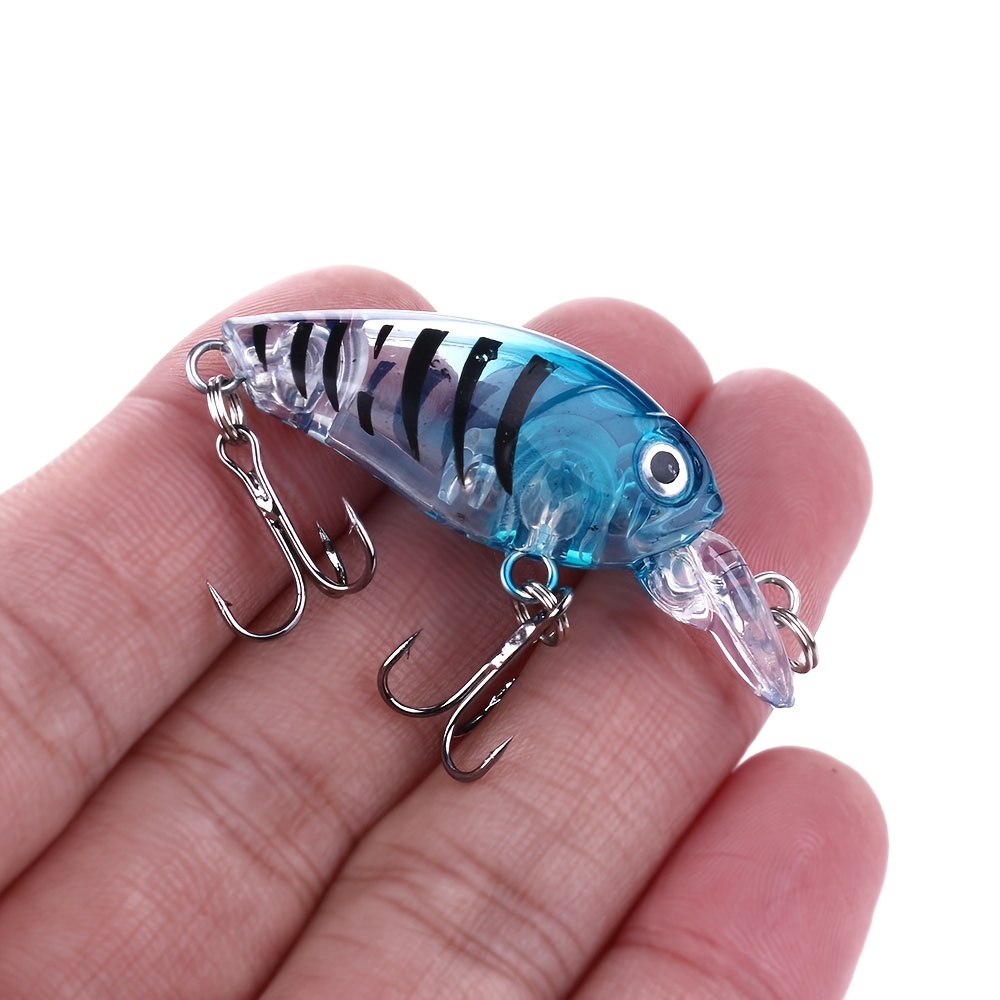 5pcs Realistic Crankbait Fishing Lure for Bass and Trout - Simulates  Natural Prey, Ideal for Freshwater and Saltwater Fishing