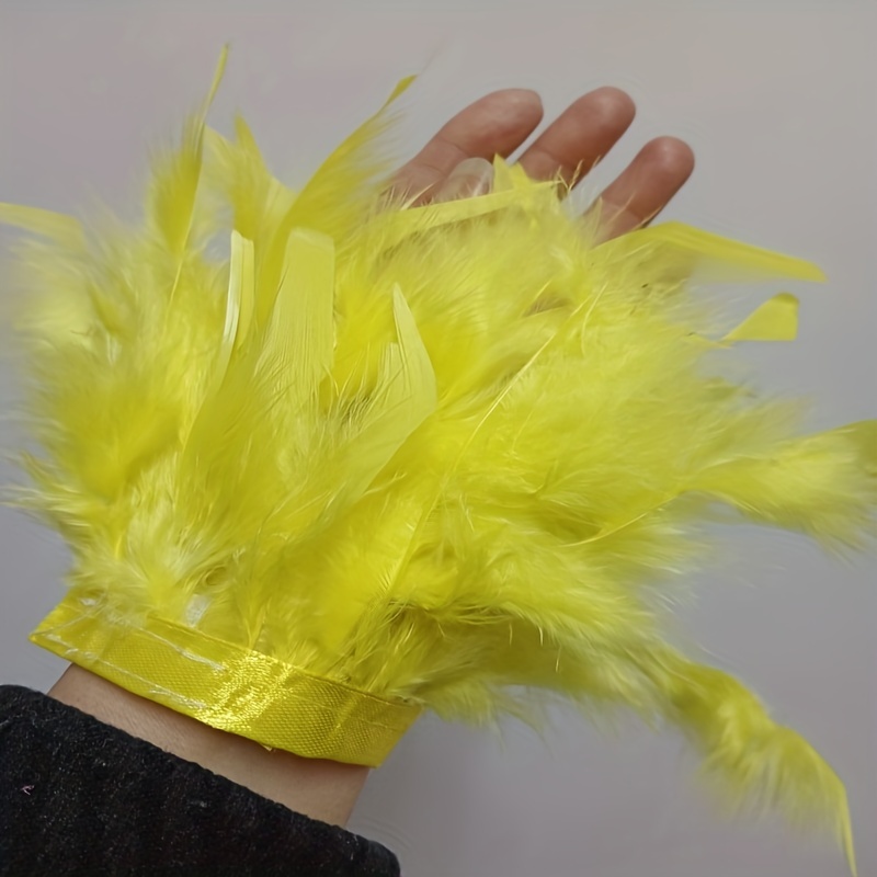 Yellow Feathers for Crafts