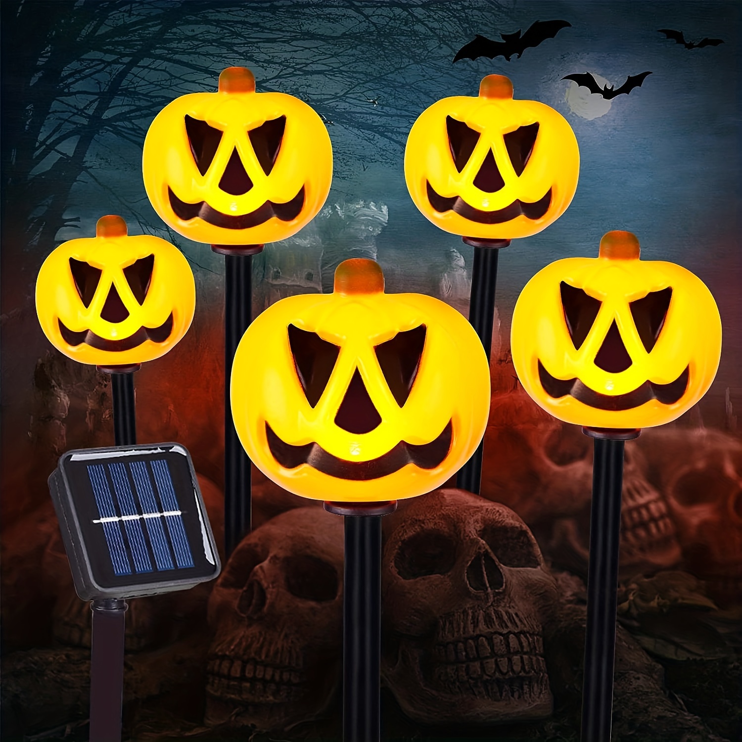 Halloween Atmosphere Light Submersible Led Pumpkin - Temu