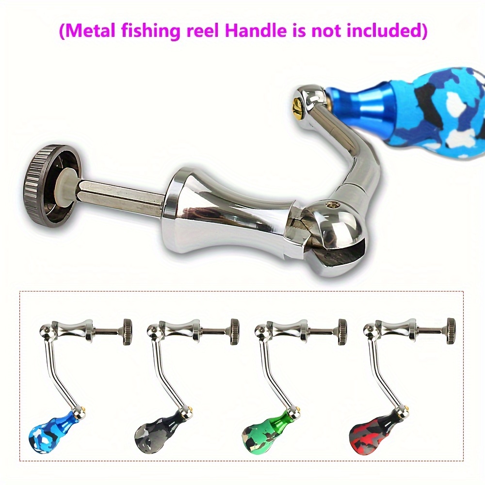 Fishing Reel Handle,EVA Unbreakable Double Rocker Baitcasting Trolling Reel  Modification Power Knob Reel Reel Replacement Parts for Baitcasting Rocker