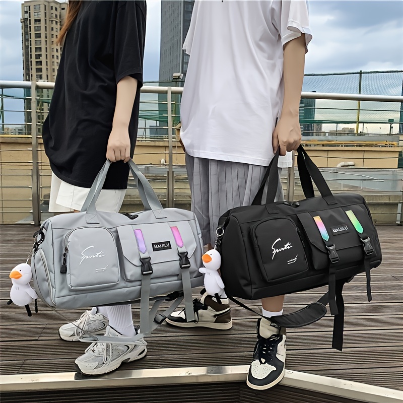 Large Capacity Travel Storage Duffel Bag with Shoes Compartment