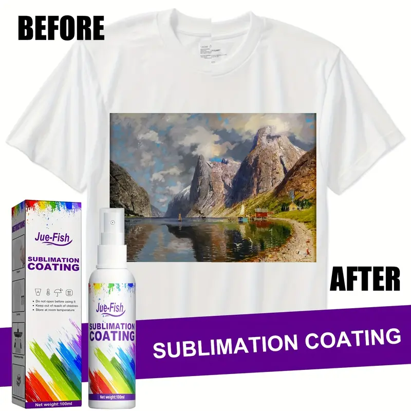 1 Bottle Of Sublimation Coating Spray Clothing Thermal - Temu