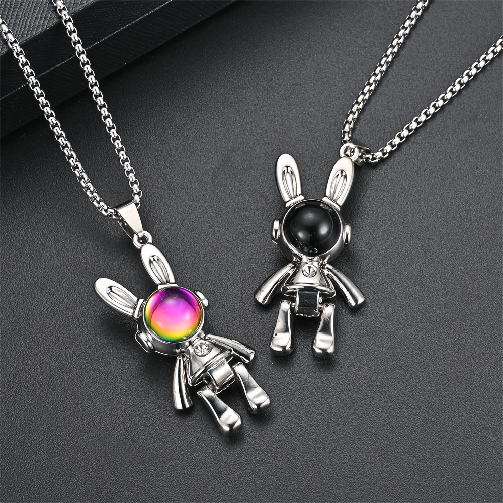 Men Astronaut Pendant Necklace