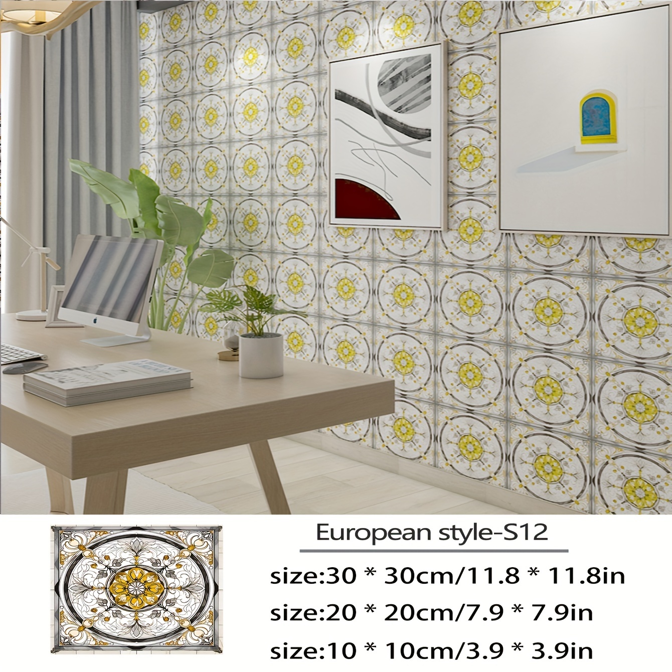 Adesivi Murali In Ceramica Con Motivo A Quadretti, 5 Fogli/set Con Carta Da  Parati Decorativa Di Stile Europeo A Disegno Semplice, Materiale Moderno  Autoadesivo Rivestito In Pvc, Per Cucina, Bagno, Soggiorno, Lavanderia