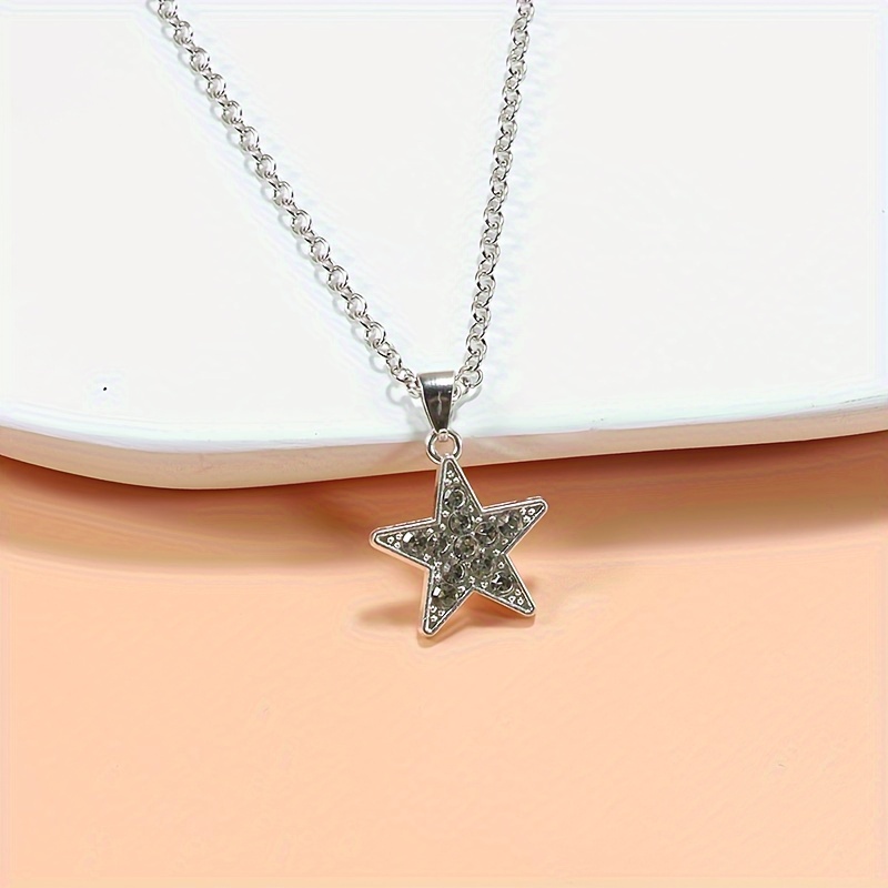 Pentagram Pendant Necklace Party Jewelry Birthday Gift