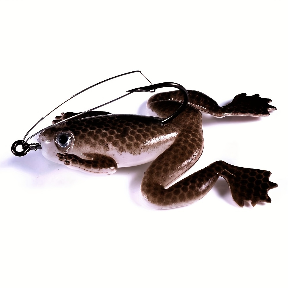 Lifelike Rubber Frog Fishing Bait Lures Set Perfect Sea - Temu