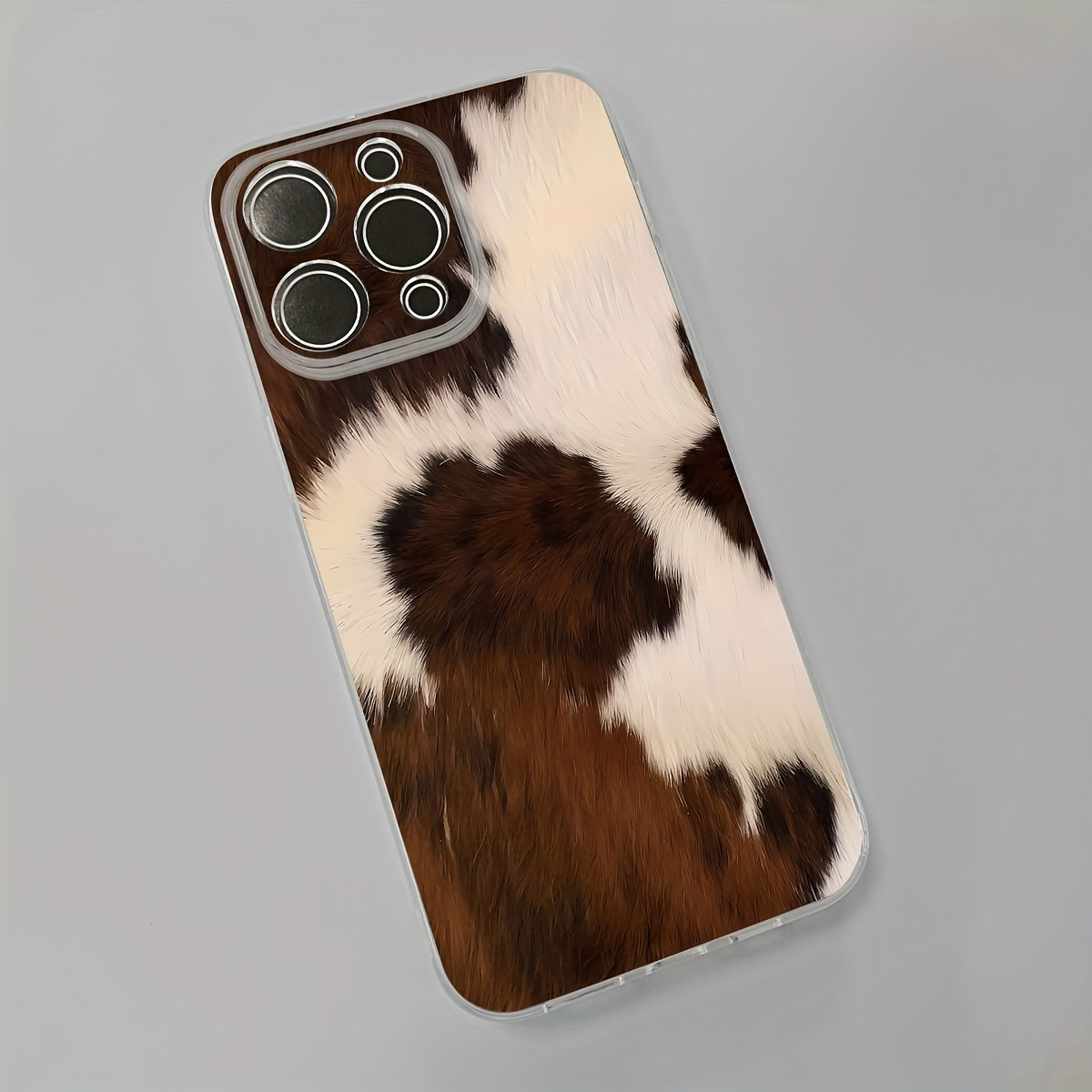 Cow Pattern Pattern Design Shockproof Slim Protective Cove Temu