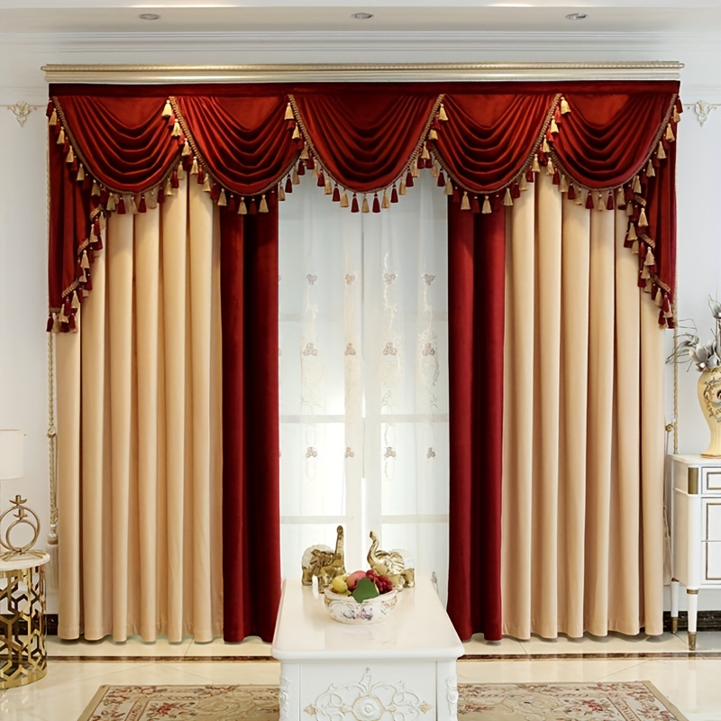 Benedeco Cortinas de terciopelo rojo burdeos para ventana de dormitorio,  cortinas de lujo súper suaves, oscurecimiento de la habitación, con