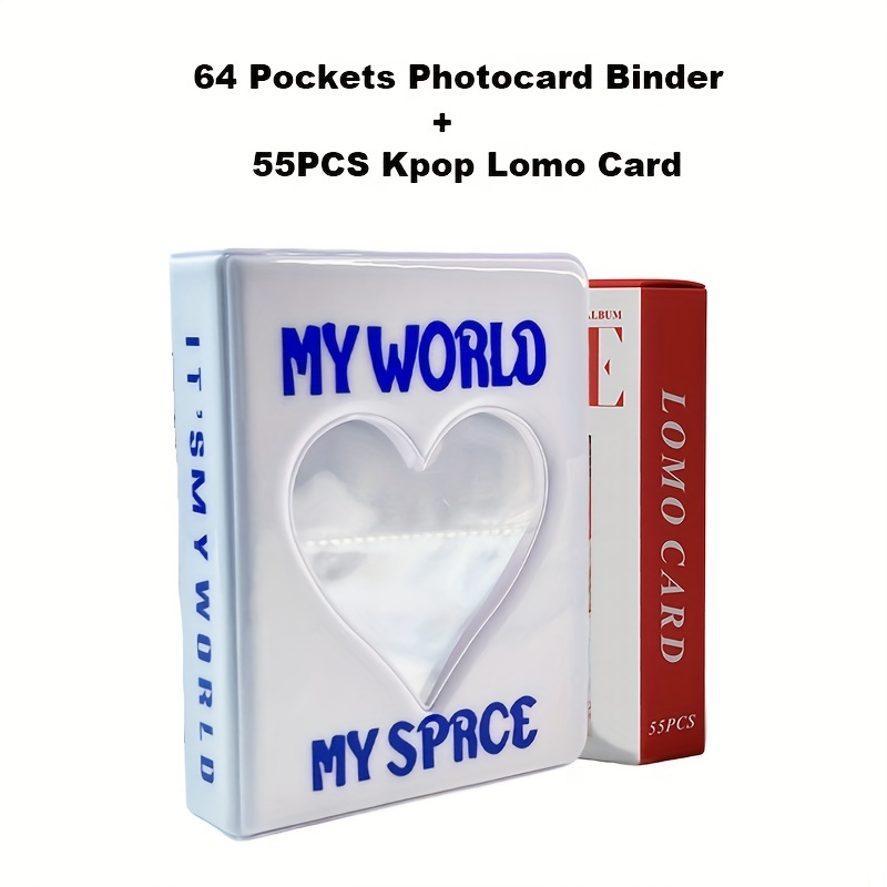 Photocard Binder Kpop Photocard Holder Book Sleeves With - Temu