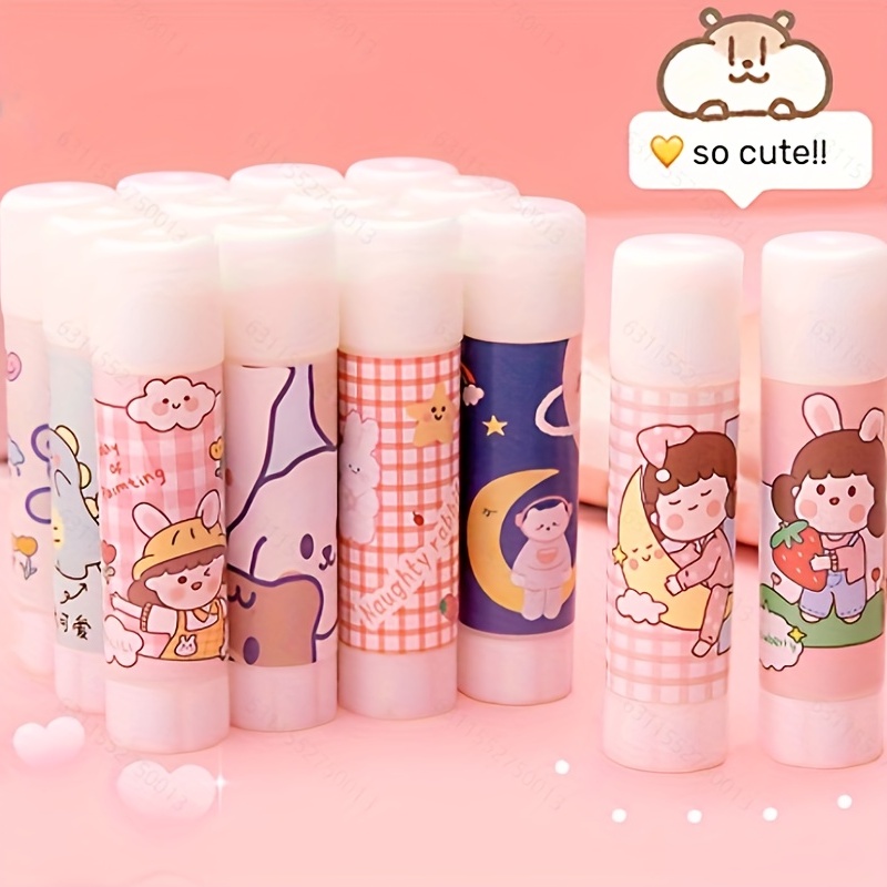 Cartoon Cute Solid Glue Student Diy Hand Solid Glue Stick Learning