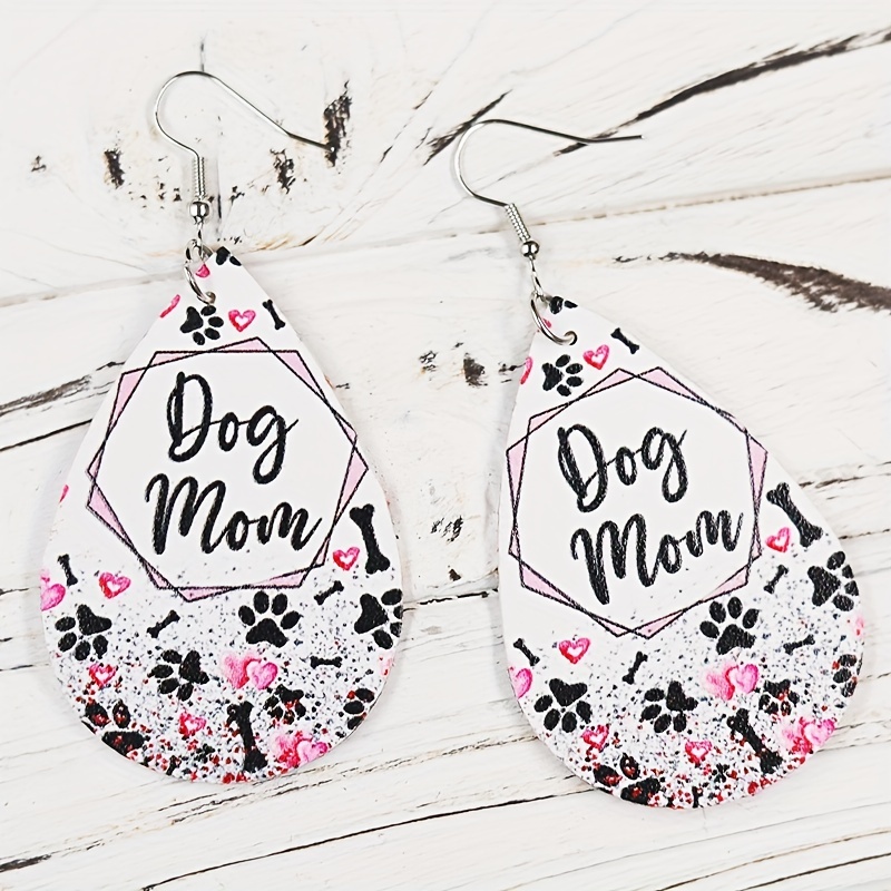 Dog deals mom earrings