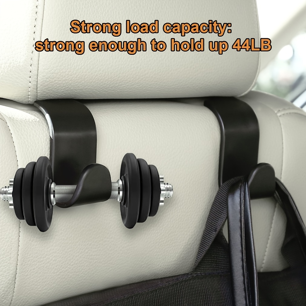 Support de rangement universel pour siège arrière de voiture, crochet pour  appui-tête avec 2 cintres - AliExpress