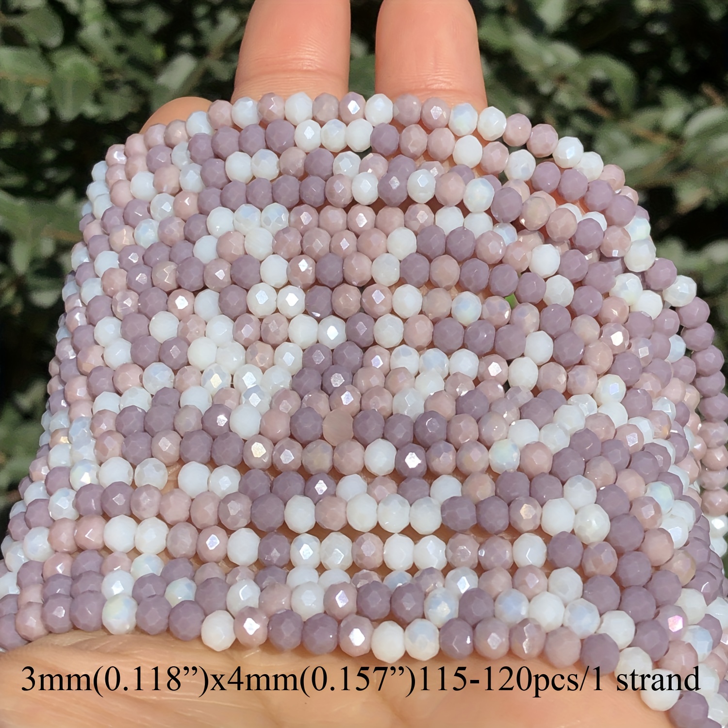 Gradient Color Faceted Austrian Crystal Glass Beads Loose - Temu