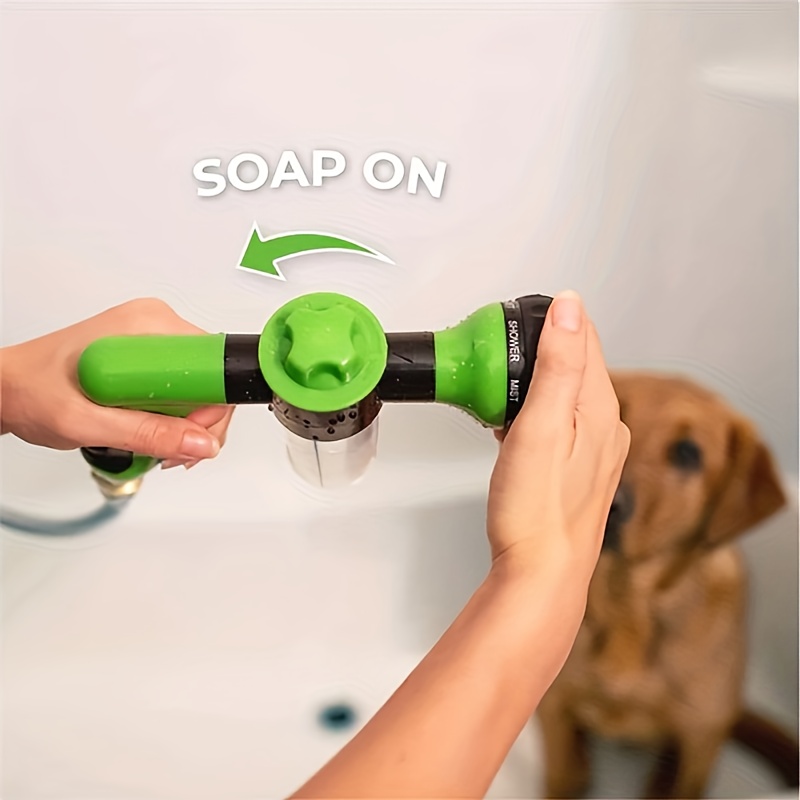 8 in 1 Outdoor Dog Washer And Garden Hose Nozzle Perfect For - Temu