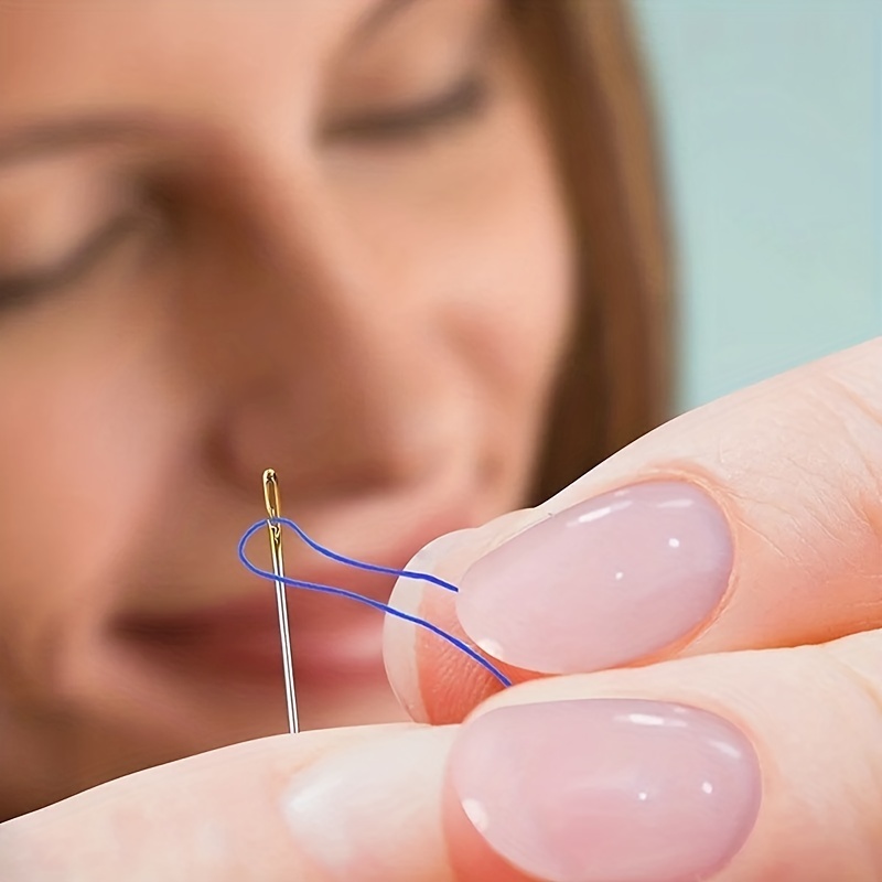 Self Threading Sewing Needles for Hand Embroidery and Craft