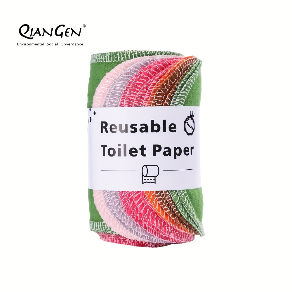 Reusable Toilet Paper – 24 Piece Toilet UnPaper Roll